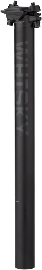 WHISKY No.7 Alloy Seatpost - 31.6 x 400mm 0mm Offset Matte Black Seatpost Whisky Parts Co.   