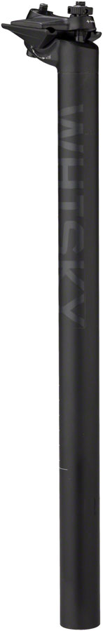 WHISKY No.7 Alloy Seatpost - 27.2 x 400mm 18mm Offset Matte Black Seatpost Whisky Parts Co.   