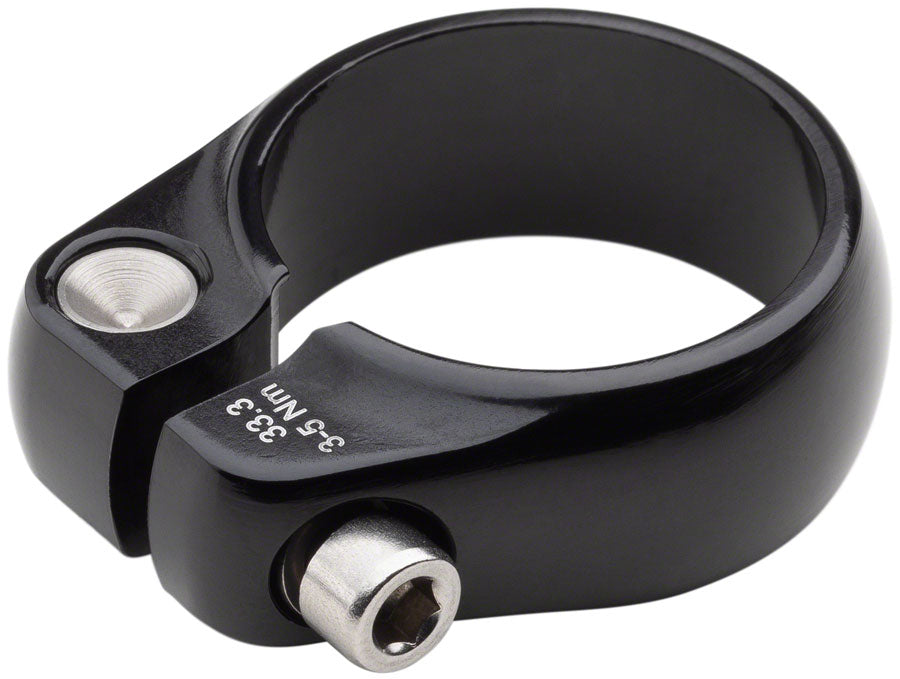 Salsa Lip-Lock Seat Collar 33.3mm Black Seatpost Parts and Accessories Salsa   