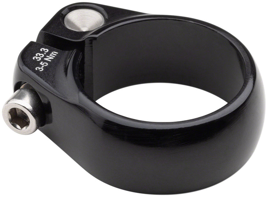 Salsa Lip-Lock Seat Collar 33.3mm Black Seatpost Parts and Accessories Salsa   