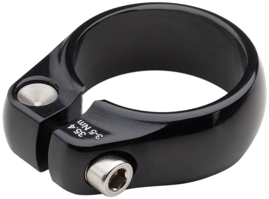 Salsa Lip-Lock Seat Collar 35.4mm Black Seatpost Parts and Accessories Salsa   
