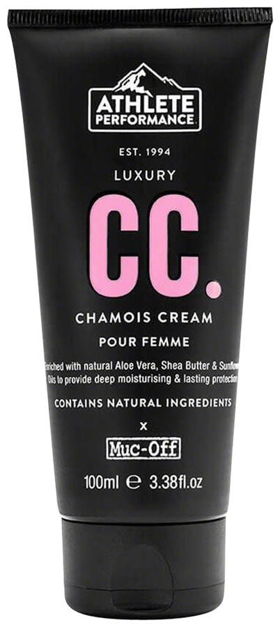 Athlete Performance by Muc-Off Womens Luxury CC Chamois Cream: 100ml Tube Anti Chafe Muc-Off   