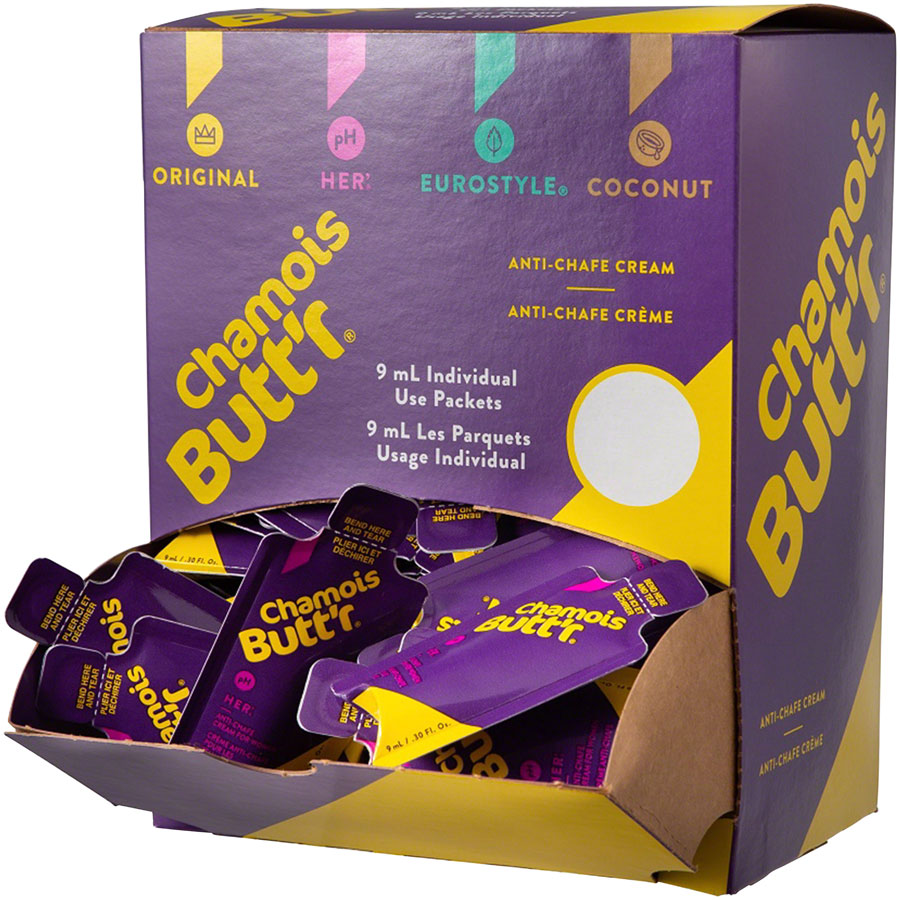 Chamois Butt'R Chamois Cream - 9ML/.3oz Packet - 10 pack