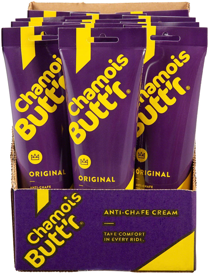 Chamois Buttr Original: 8oz POP Box of 12 Anti Chafe Chamois Butt'r   