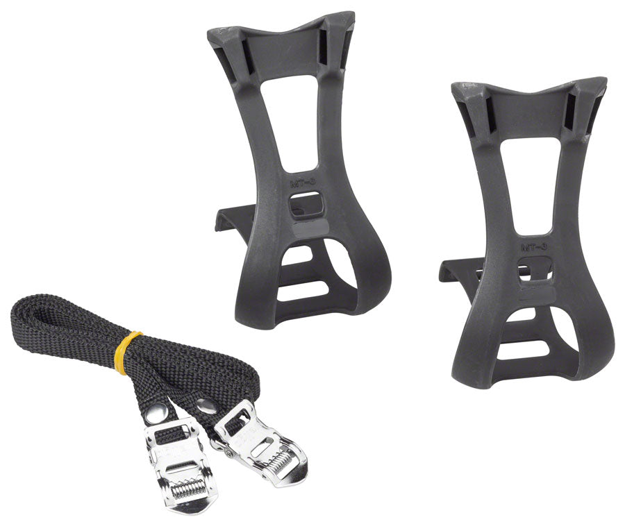 Dimension Toe Clip and Strap Set LG/XL Black Toe Clip & Strap Dimension   