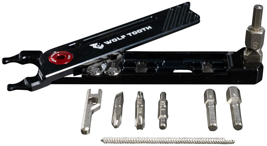 Wolf Tooth 8-Bit Pliers Red Bolt Multi Tools Wolf Tooth   