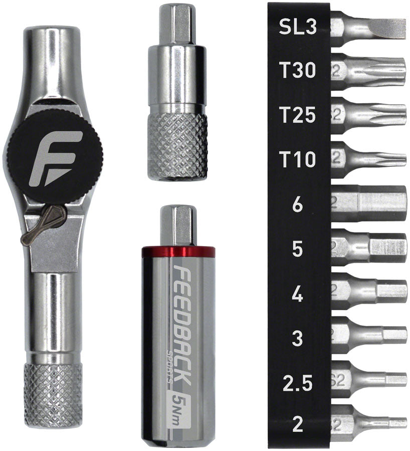 Feedback Sports Reflex Fixed Torque Ratchet Kit - Mini Ratchet 5nm Torque Torque Wrench Feedback Sports   