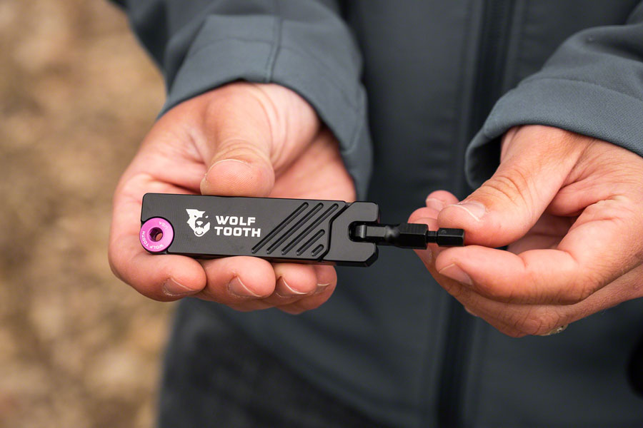 Wolf Tooth 6-Bit Hex Wrench - Multi-Tool Blue Multi Tools Wolf Tooth   