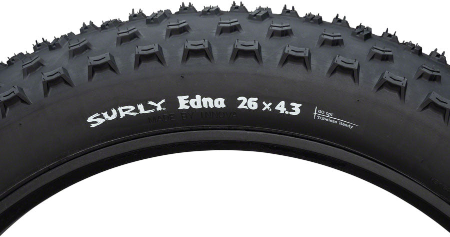 Surly Edna Tire - 26 x 4.3 Tubeless Folding Black 60tpi Tires Surly   