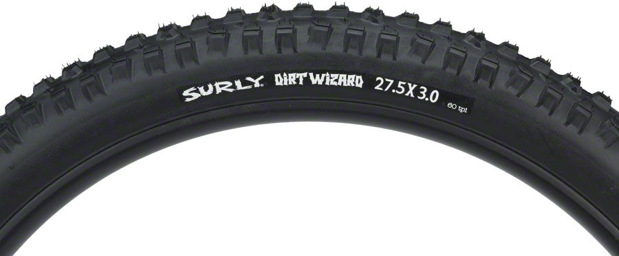 Surly Dirt Wizard Tire - 27.5 x 3.0 Tubeless Folding Black 60tpi Tires Surly   