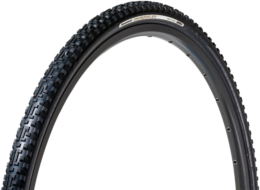 Panaracer GravelKing EXT Tire - 700 x 38 Tubeless Folding Black/Black Tires Panaracer   