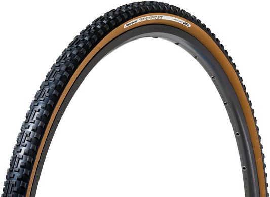 Panaracer GravelKing EXT Plus Tire - 700 x 33 Tubeless Folding BLK/Brown ProTite Protection Tires Panaracer   