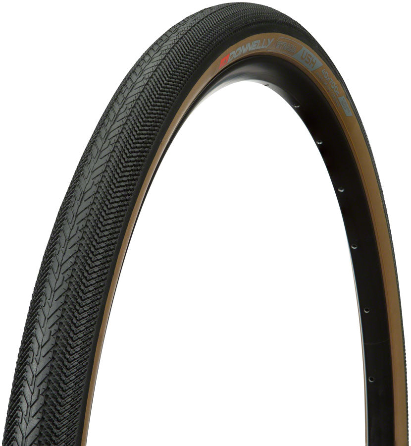 Donnelly Sports Strada USH Tire - 700 x 40 Tubeless Folding Black/Tan Tires Donnelly Sports   