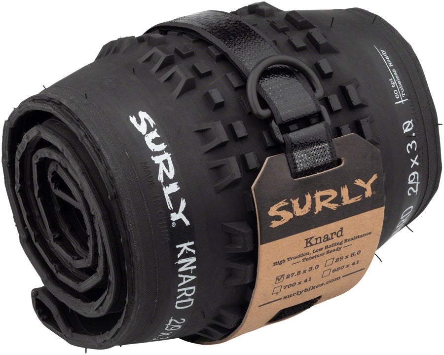 Surly Knard Tire - 27.5 x 3 Tubeless Folding Black 60tpi Tires Surly   