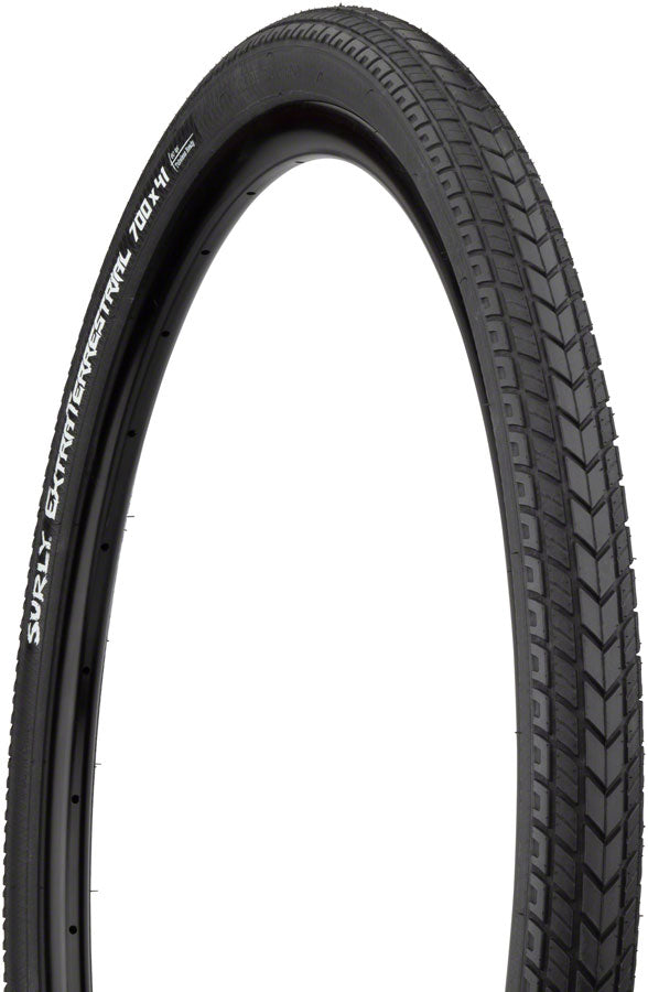 Surly ExtraTerrestrial Tire - 700 x 41 Tubeless Folding Black 60tpi Tires Surly   