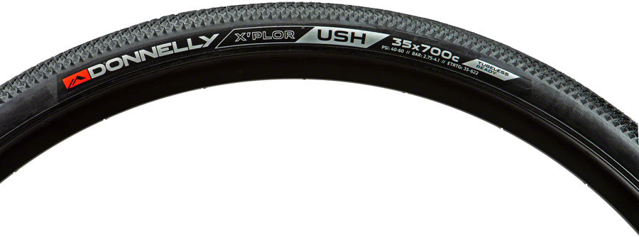 Donnelly Sports XPlor USH Tire - 700 x 35 Tubeless Folding Black Tires Donnelly Sports   