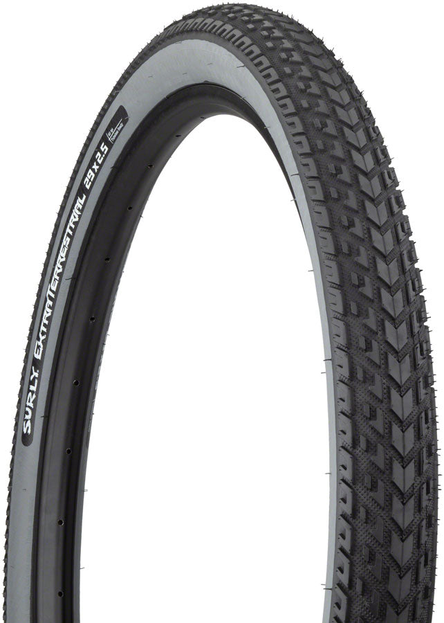 Surly ExtraTerrestrial Tire - 29 x 2.5 Tubeless Folding Black/Slate 60tpi Tires Surly   