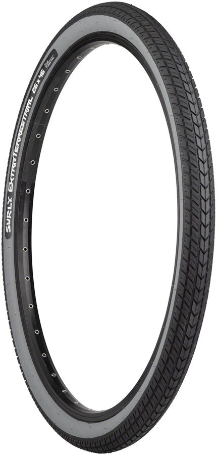 Surly ExtraTerrestrial Tire - 26 x 46c Tubeless Folding Black/Slate 60tpi Tires Surly   