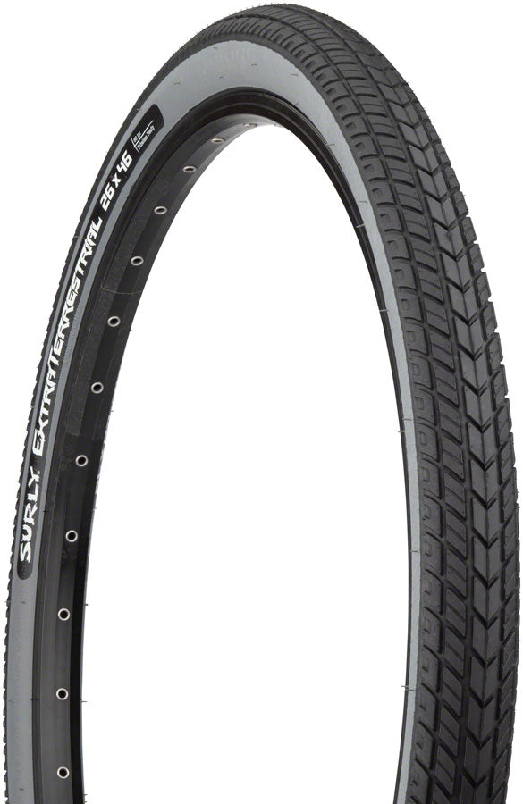 Surly ExtraTerrestrial Tire - 26 x 46c Tubeless Folding Black/Slate 60tpi Tires Surly   