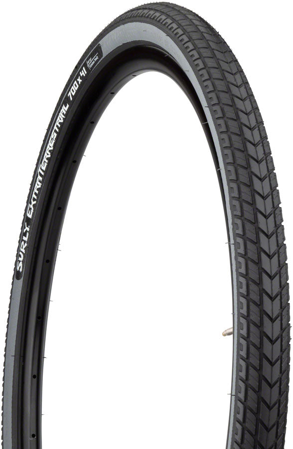 Surly ExtraTerrestrial Tire - 700 x 41 Tubeless Folding Black/Slate 60tpi Tires Surly   