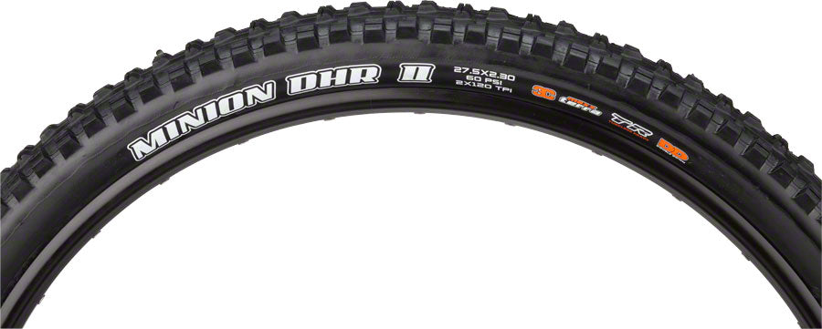 Maxxis Minion DHR II Tire - 27.5 x 2.3 Tubeless Folding BLK 3C Maxx Terra DD Tires Maxxis   
