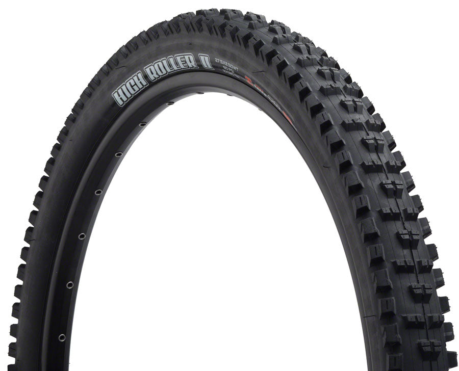 Maxxis High Roller II Tire - 27.5 x 2.6 Tubeless Folding BLK 3C MaxxTerra EXO Wide Trail Tires Maxxis   