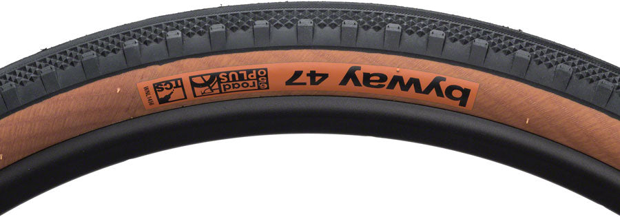 WTB Byway Tire - 650b x 47 TCS Tubeless Folding Black/Brown Tires WTB   