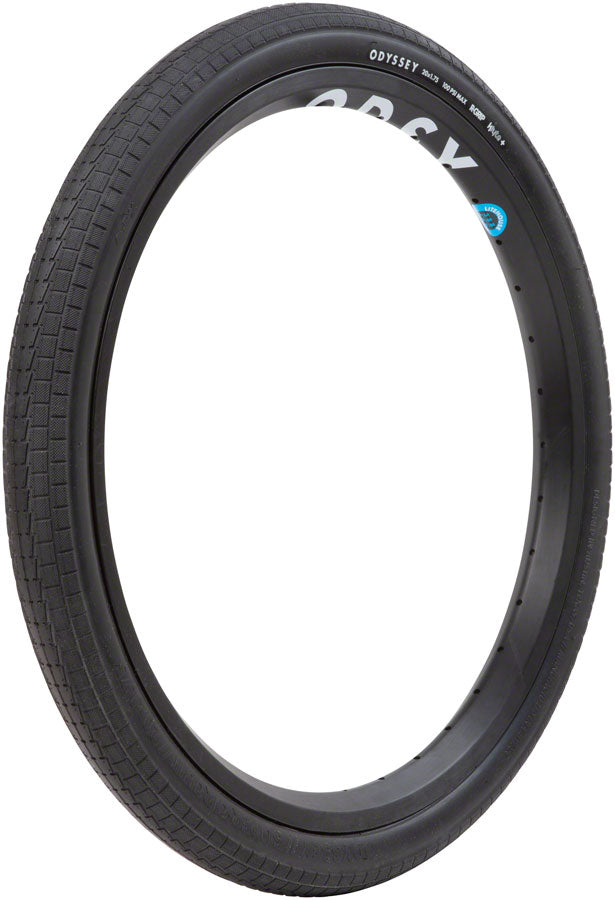 Odyssey Super Circuit Tire - 20 x 1.7 Clincher Folding Black Tires Odyssey   