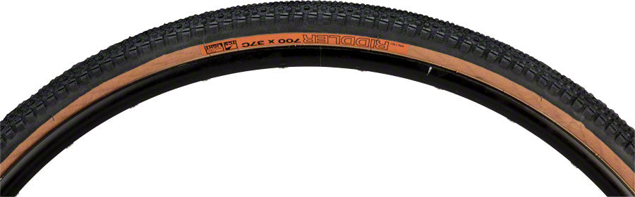WTB Riddler 700c Tire - 700 x 37 TCS Tubeless Folding BLK/Tan Light Fast Rolling Tires WTB   