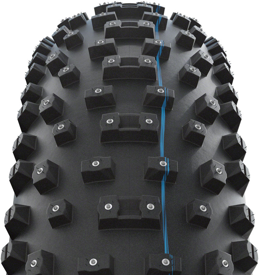 Schwalbe Al Mighty Tire - 26 x 4.8" Tubeless Folding BLK Evolution Line Addix Speed Grip Super Ground E-25 Studded Tires Schwalbe   