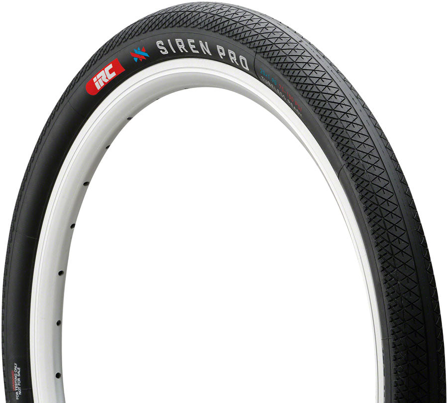 IRC Tire Siren Pro Tire - 20 x 1.75 Tubeless Folding Black 120tpi Tires IRC   