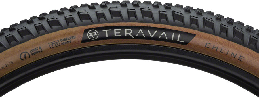 Teravail Ehline Tire - 27.5 x 2.3 Tubeless Folding Tan Light and Supple Tires Teravail   