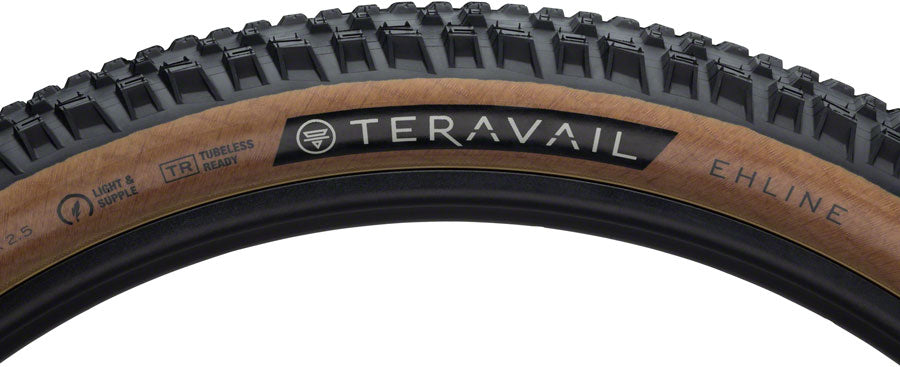 Teravail Ehline Tire - 27.5 x 2.5 Tubeless Folding Tan Light and Supple Tires Teravail   