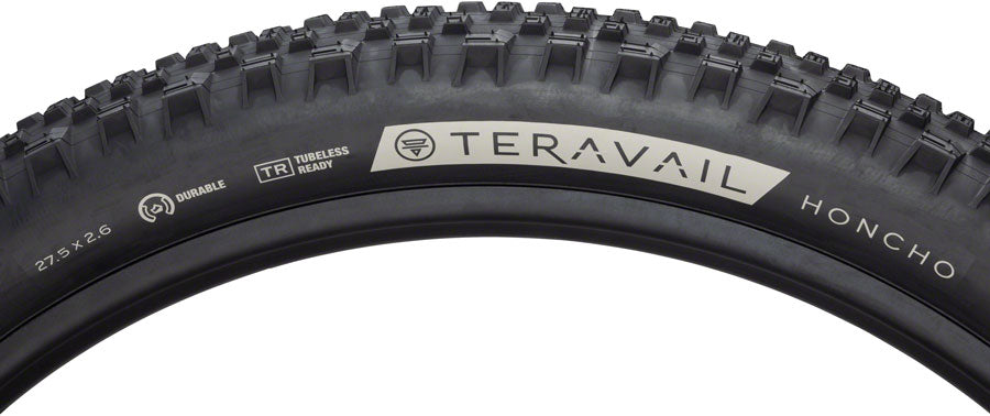 Teravail Honcho Tire - 27.5 x 2.6 Tubeless Folding BLK Light Supple Grip Compound Tires Teravail   