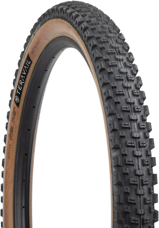 Teravail Honcho Tire - 27.5 x 2.6 Tubeless Folding Tan Durable Grip Compound Tires Teravail   