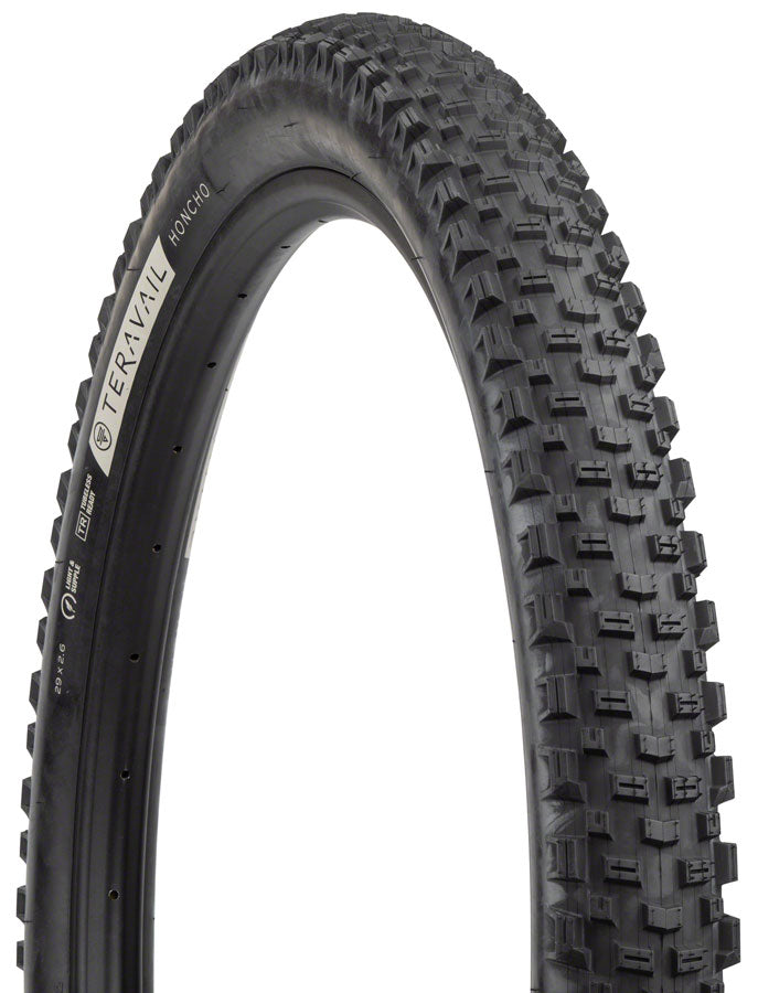 Teravail Honcho Tire - 29 x 2.6 Tubeless Folding Black Durable Grip Compound Tires Teravail   
