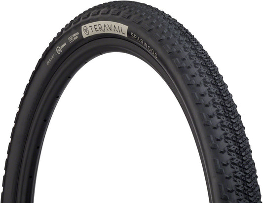 Teravail Sparwood Tire - 27.5 x 2.1 Tubeless Folding BLK Light Supple Fast Compound Tires Teravail   