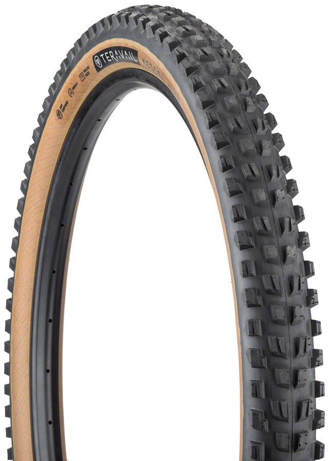 Teravail Kessel Tire - 29 x 2.6 Tubeless Folding Tan Durable Tires Teravail   