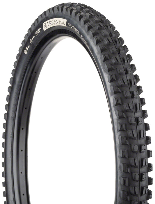 Teravail Kessel Tire - 27.5 x 2.5 Tubeless Folding Black Ultra Durable Tires Teravail   