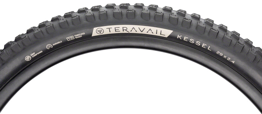 Teravail Kessel Tire - 29 x 2.4 Tubeless Folding Black Ultra Durable Tires Teravail   
