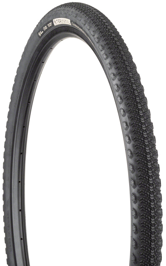 Teravail Cannonball Tire - 700 x 47 Tubeless Folding Black Light and Supple Tires Teravail   