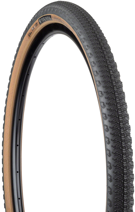 Teravail Cannonball Tire - 700 x 47 Tubeless Folding Tan Light and Supple Tires Teravail   