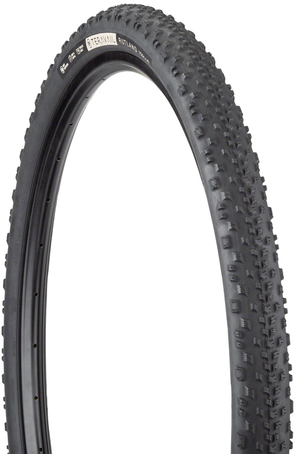 Teravail Rutland Tire - 700 x 47 Tubeless Folding Black Durable Tires Teravail   
