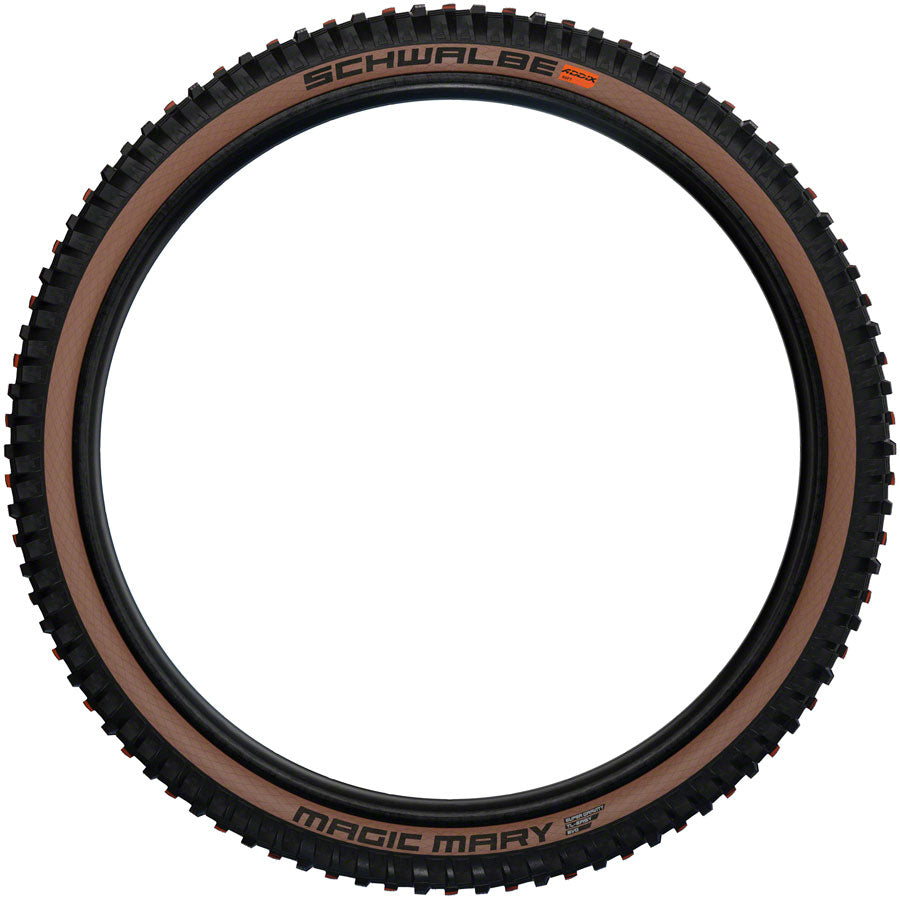 Schwalbe Magic Mary Tire - 29 x 2.4 Tubeless Folding BLK/Bronze Evolution Line Super Gravity Addix Soft Tires Schwalbe   