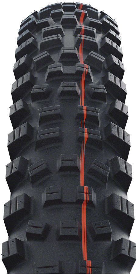 Schwalbe Hans Dampf Tire - 27.5 x 2.6 Tubeless Folding BLK/Bronze Evolution Line Super Trail Addix Soft Tires Schwalbe   