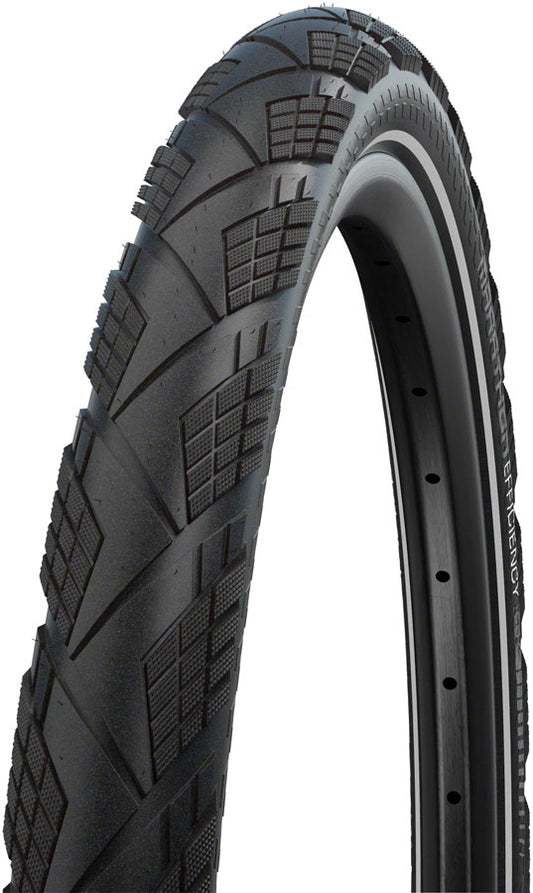 Schwalbe Marathon Efficiency Tire - 700 x 38 Clincher Folding BLK/Reflective Evolution Line Super Race Addix Race E-50 Tires Schwalbe   