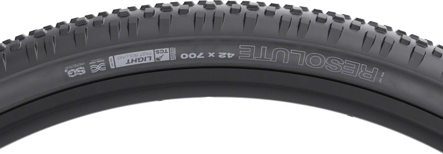 WTB Resolute Tire - 700 x 42 TCS Tubeless Folding BLK Light Fast Rolling SG2 Tires WTB   