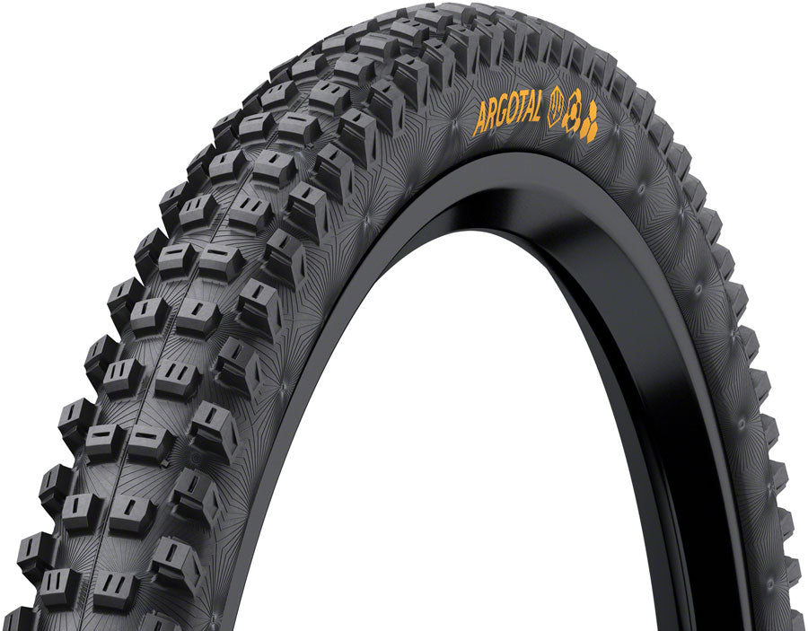 Continental Argotal Tire - 27.5 x 2.60 Tubeless Folding BLK Endurance Trail Casing E25 Tires Continental   