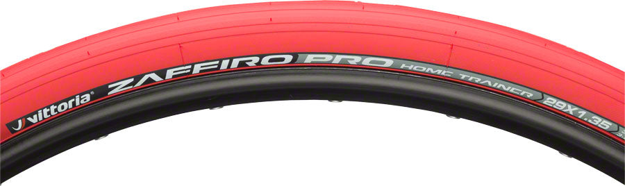 Vittoria Zaffiro Pro Home Trainer Tire - 29 x 1.35 Folding Clincher Red Trainer Tire Vittoria   