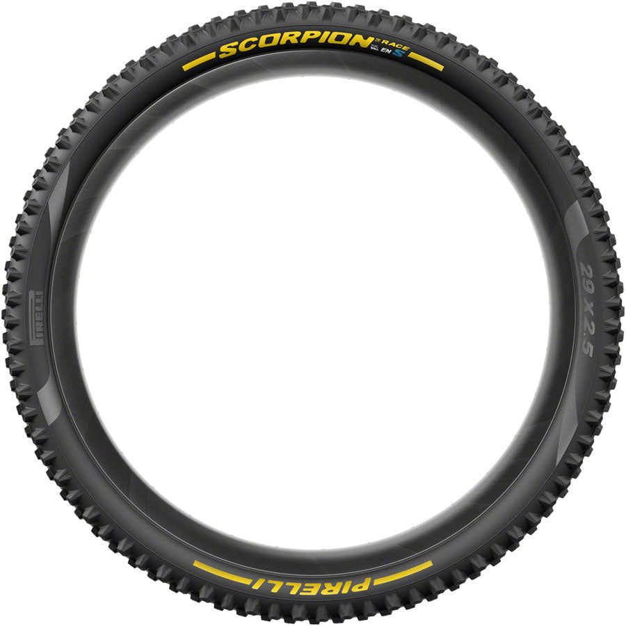 Pirelli Scorpion Race Enduro S Tire - 29 x 2.5 Tubeless Folding YLW Label DualWALL SmartEVO DH Tires Pirelli   